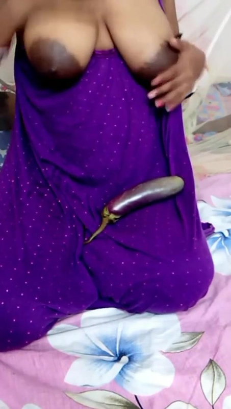 pussy fucking with brinjal
