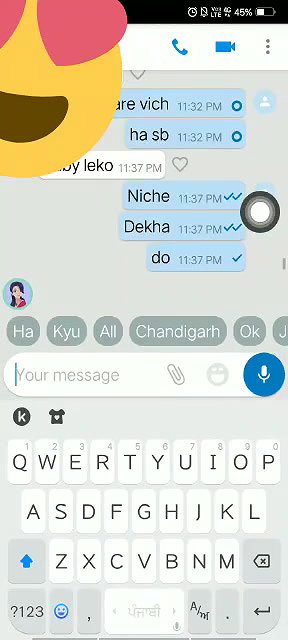 video call pe ladki ne chuche dikhay