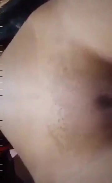 teen girl showing big boob and shaved pussy