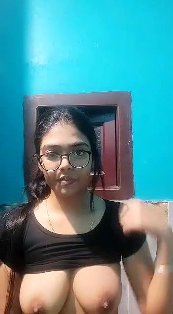 cute girl fingering in bathroom