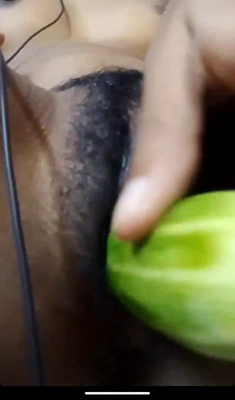horny girl cucumber masturbation