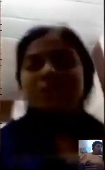 girll showing boob on vc to bf
