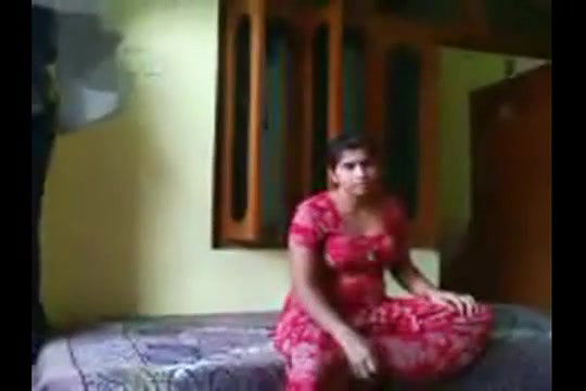 Punjabi Red Salwar Bhabhi Romance And Fucked By Bf