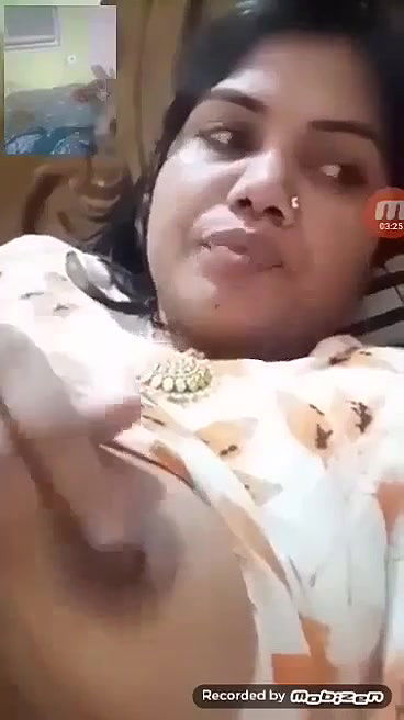 boob showing on vc to lover