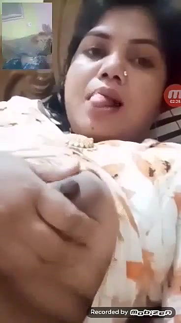 boob showing on vc to lover