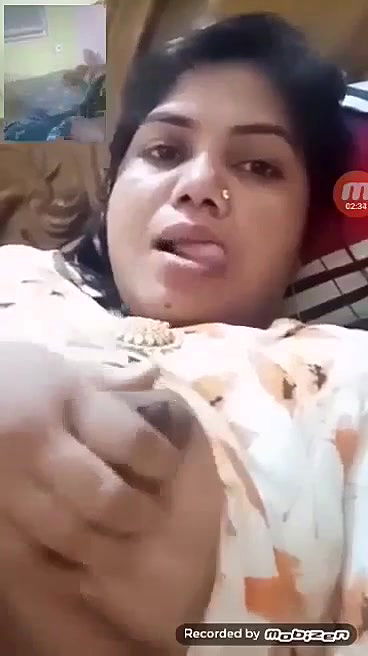 boob showing on vc to lover