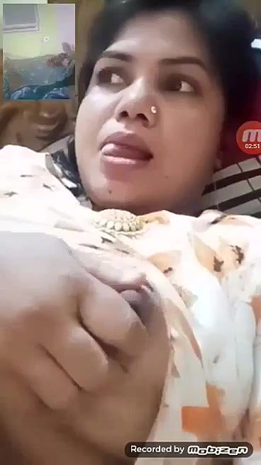 boob showing on vc to lover