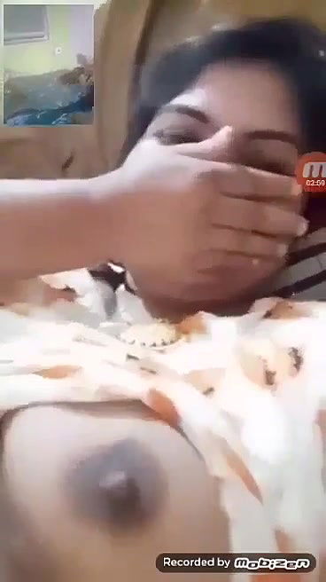 boob showing on vc to lover