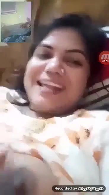 boob showing on vc to lover