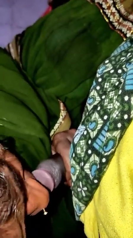 saree wearing wife fucked after bj