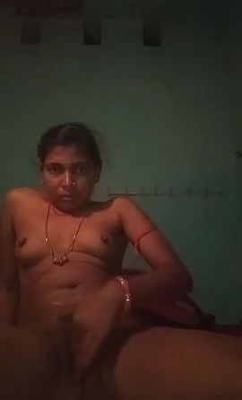 Horny village wife selfie sex video