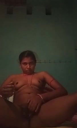 Horny village wife selfie sex video