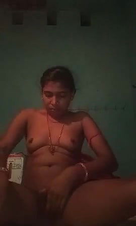 Horny village wife selfie sex video