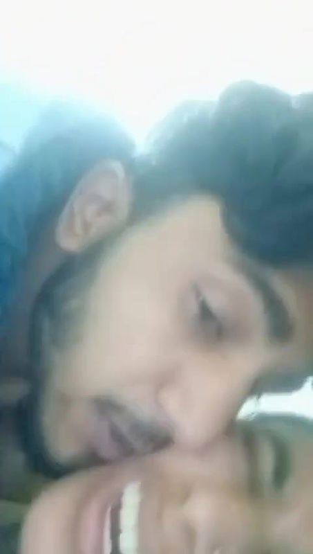 young college couple fun in hotel room