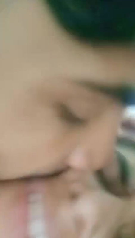 young college couple fun in hotel room