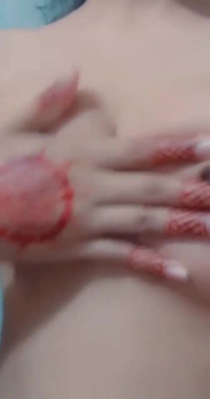 girl showing small boob