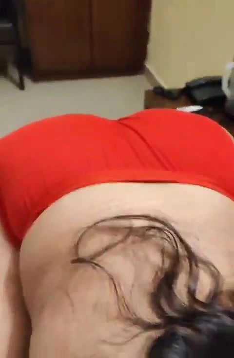 Cute Girl giving blowjob to Bf