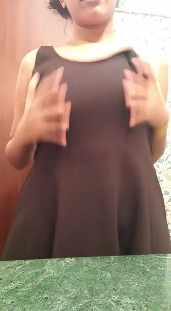 So sexy perfect figure hot girlfriend striptease shows her big shaggy titties juicy pussy and big ass P3