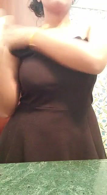 So sexy perfect figure hot girlfriend striptease shows her big shaggy titties juicy pussy and big ass P3