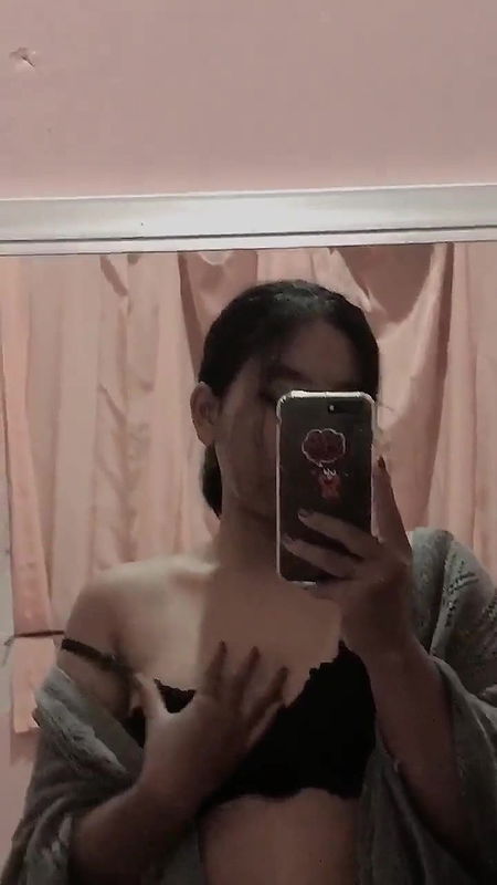 Horny beautiful babe exposes her sexy big titties and wet puffy pussy P5