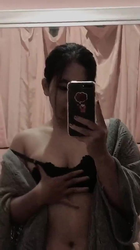 Horny beautiful babe exposes her sexy big titties and wet puffy pussy P5