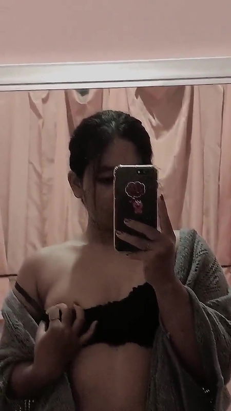 Horny beautiful babe exposes her sexy big titties and wet puffy pussy P5