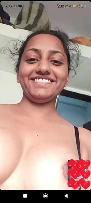Cute Girl Showing Her Boobs On Video Call
