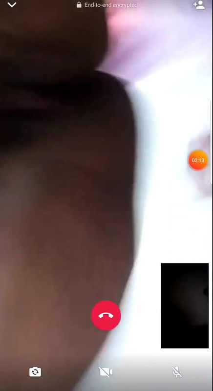 hot nude girl showing her asset on vc to bf