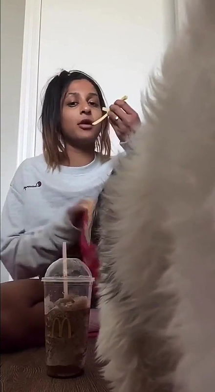 Beautiful brown nri babe nip slip on live video