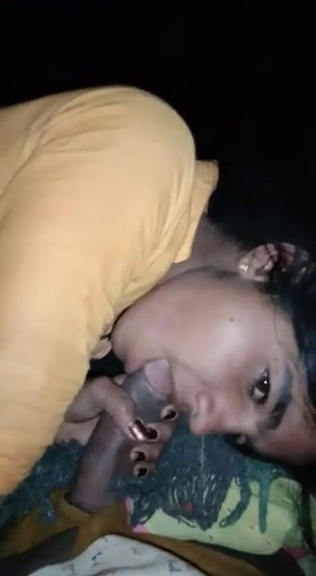 Village girl first time blowjob MMS video