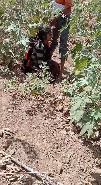 Dehati outdoor sex caught on cam by a voyeur