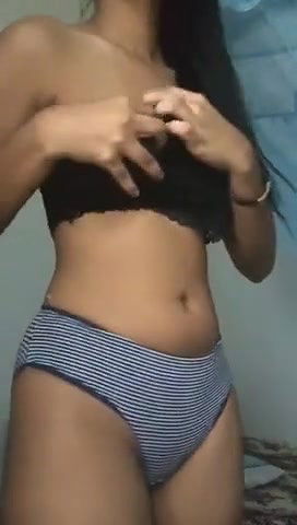 hot girl making nude video for lover