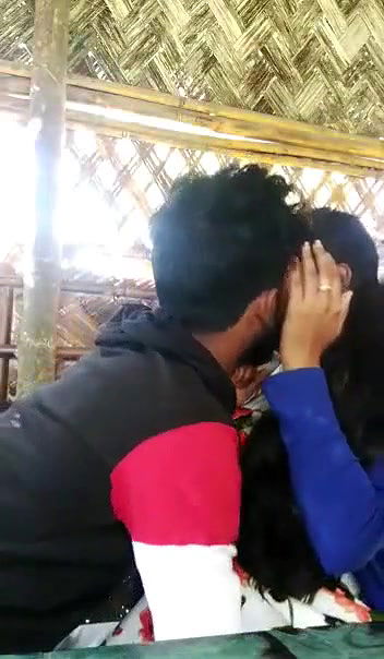 Desi Couple Kissing in Tea Shop