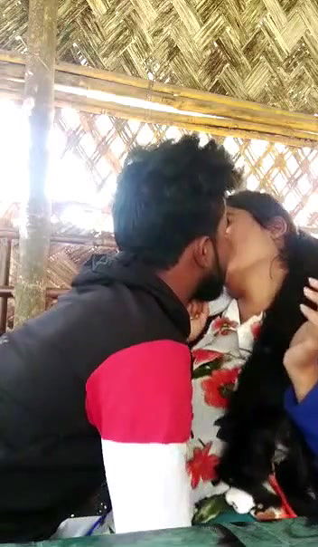 Desi Couple Kissing in Tea Shop