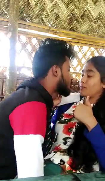 Desi Couple Kissing in Tea Shop