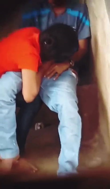 Indian couple outdoor hidden cam