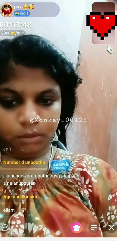 Pavi chamet Tamil boob show