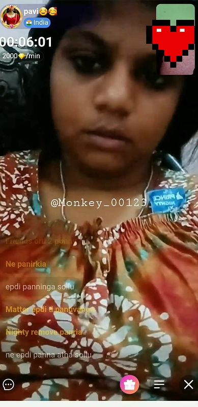 Pavi chamet Tamil boob show