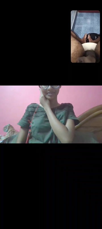 Glasses Girl Showing Boobs