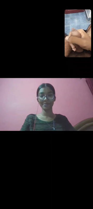 Glasses Girl Showing Boobs