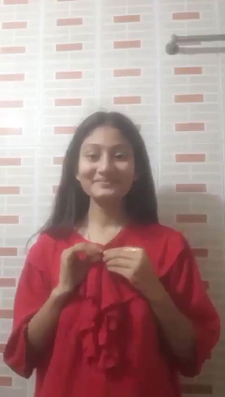 Young desi cutie striptease shows her lovely untouched nude body P4