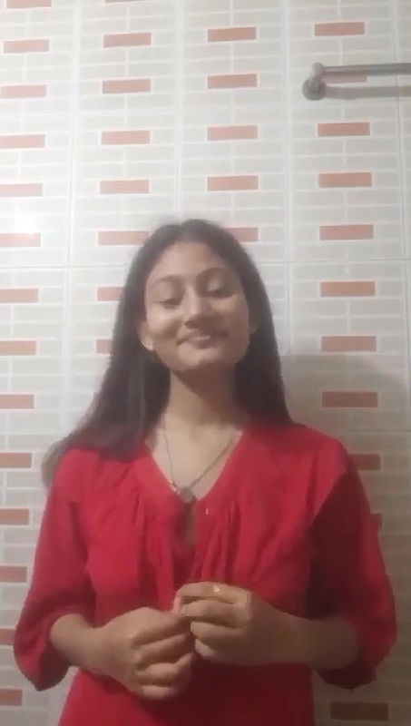 Young desi cutie striptease shows her lovely untouched nude body P4