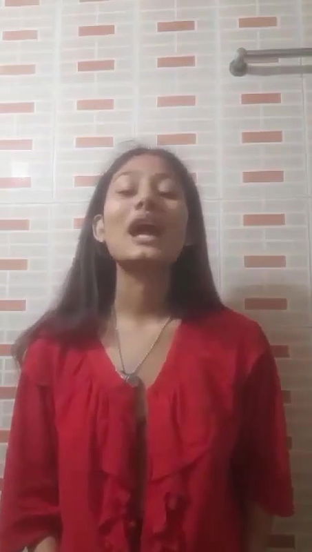 Young desi cutie striptease shows her lovely untouched nude body P4