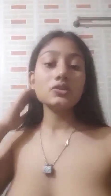 Young desi cutie striptease shows her lovely untouched nude body P5