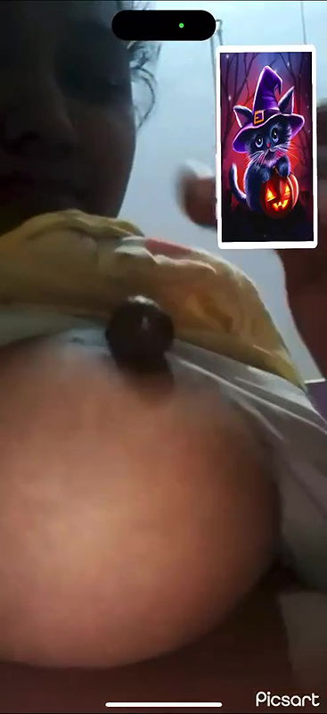 Nipple milking bhabhi on video call boobs show to lover   FSI Blog