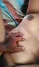 Hairy Tamil pussy fucking session with her boyfriend