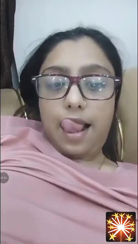 Busty Glasses Aunty Showing 1