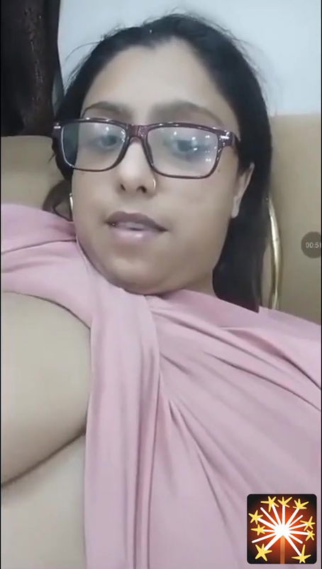 Busty Glasses Aunty Showing 1