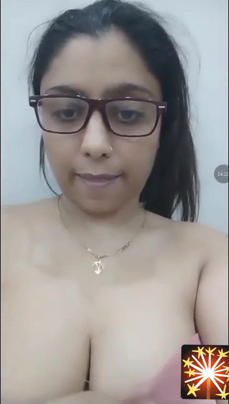 Busty Glasses Aunty Showing 3