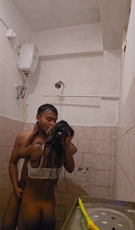 Desi Couple Bathing Nude